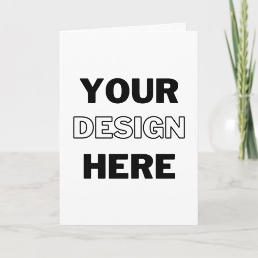 Gepersonaliseerde 4 kanten bruiloft gevouwen 5x7 (Voorkant)