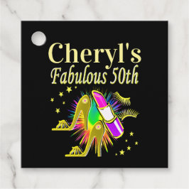 GEPERSONALISEERDE 50 EN FANTASTISCHE DIVA BEDANKJES LABELS