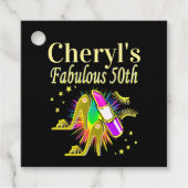 GEPERSONALISEERDE 50 EN FANTASTISCHE DIVA BEDANKJES LABELS (Voorkant)