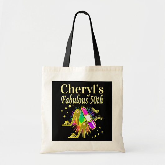 GEPERSONALISEERDE 50 EN FANTASTISCHE DIVA TOTE BAG (Voorkant)