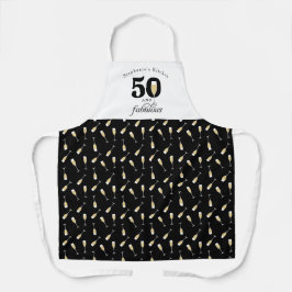 Gepersonaliseerde 50 en fantastische verjaardag schort