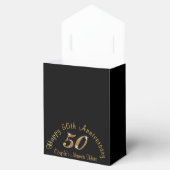 Gepersonaliseerde, 50e bruiloft Jubileum Favor Box Bedankdoosjes (Geopend)