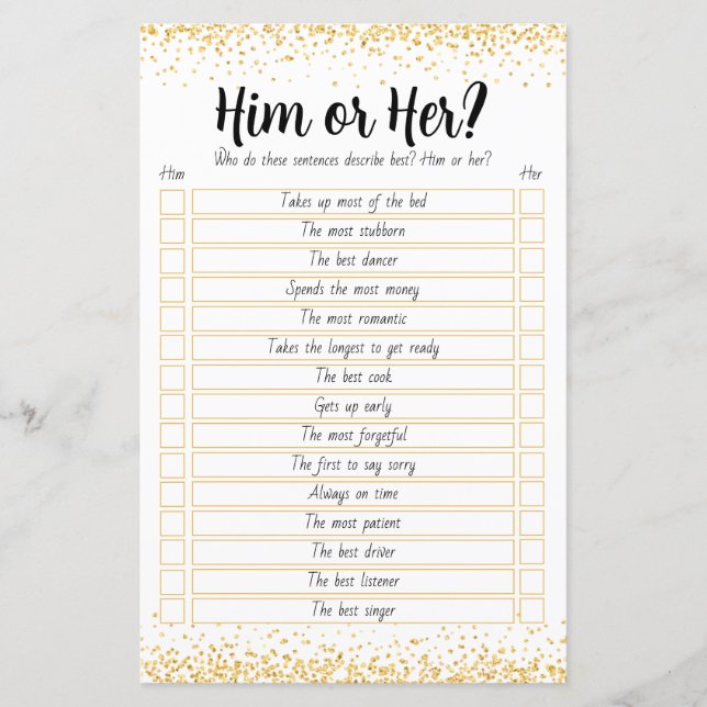 Gepersonaliseerde 50e bruiloft Jubileum spel (Voorkant)