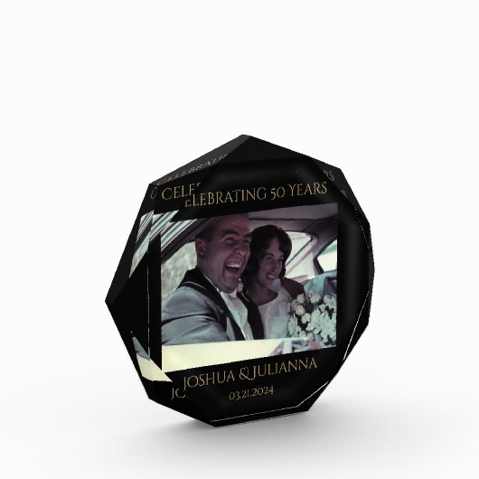 Gepersonaliseerde 50e Jubileum foto Keepsake (Links)