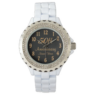 Gepersonaliseerde 50e Jubileum geschenken voor hem Horloge
