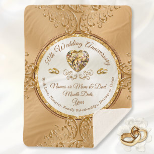 Gepersonaliseerde, 50e Jubileum Gooi Deken