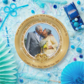 Gepersonaliseerde 50e Jubileum papieren Borden Papieren Bordje (Feest)