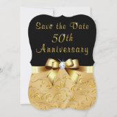 Gepersonaliseerde, 50e Jubileum Save the Date Card (Voorkant)