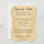 Gepersonaliseerde, 50e Jubileum Save the Date Card (Achterkant)