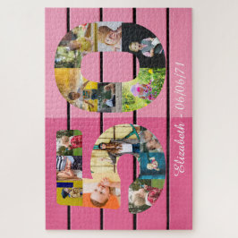 Gepersonaliseerde 50e verjaardag 14 Foto Collage P Legpuzzel