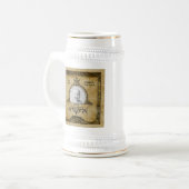 Gepersonaliseerde 50e verjaardag Naam Jaar Foto Bierpul (Voorkant links)