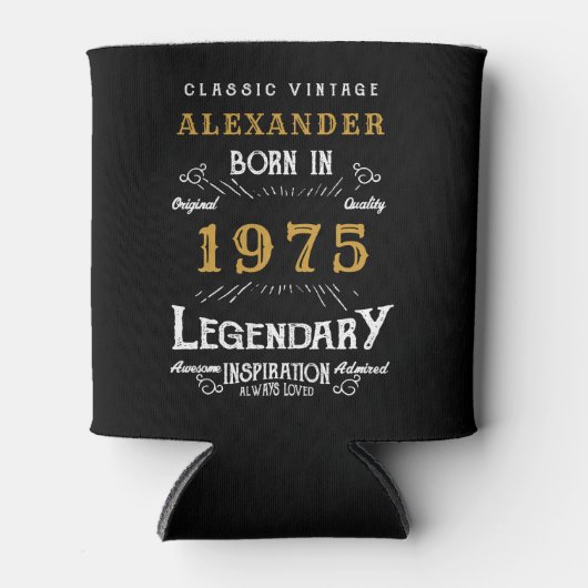 Gepersonaliseerde 50e verjaardag Naam toevoegen Ja Blikjeskoeler (Voorkant)