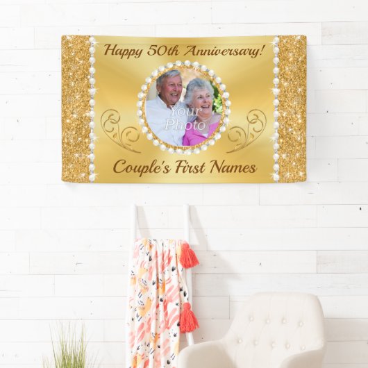 Gepersonaliseerde, 50ste Banners van het Jubileum  (Insitu)