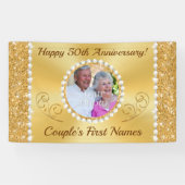 Gepersonaliseerde, 50ste Banners van het Jubileum  (Horizontaal)