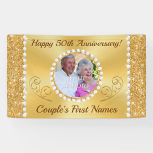 Gepersonaliseerde, 50ste Banners van het Jubileum