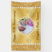 Gepersonaliseerde, 50ste Banners van het Jubileum  (Verticaal)