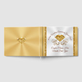 Gepersonaliseerde 50ste bruiloft Jubileum gastenbo Gastenboek (Volledig)