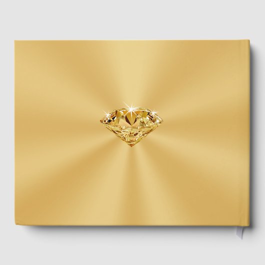 Gepersonaliseerde 50ste bruiloft Jubileum gastenbo Gastenboek (Achterkant)