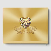 Gepersonaliseerde 50ste bruiloft Jubileum Gastenboek (Achterkant)