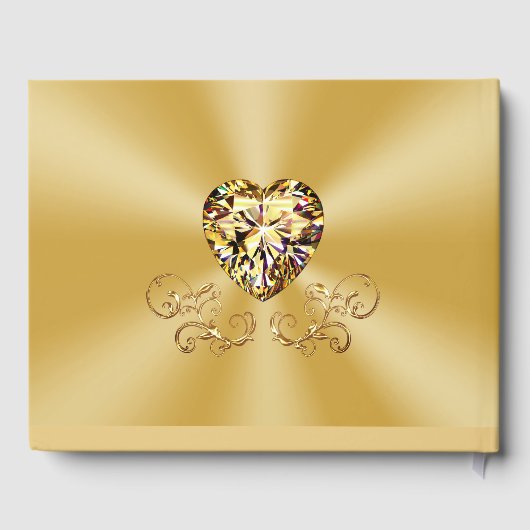 Gepersonaliseerde 50ste bruiloft Jubileum Gastenboek (Achterkant)