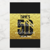 Gepersonaliseerde 50ste Elke Verjaardagsfeestje Mi Wijn Etiket (Enkel label)