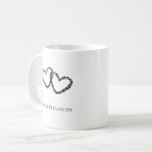 Gepersonaliseerde 50ste Jubileum Keepsake Couple G Koffiemok (Voorkant links)