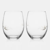 Gepersonaliseerde 50ste Jubileum Keepsake Custom G Wijnglas Zonder Voet (Links)