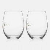 Gepersonaliseerde 50ste Jubileum Keepsake Custom G Wijnglas Zonder Voet (Links)