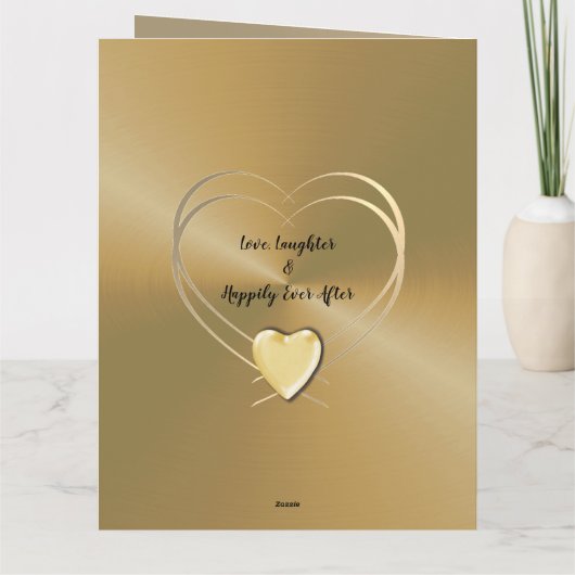 Gepersonaliseerde 50ste Kaart van het Jubileum van (Achterkant)