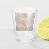 Gepersonaliseerde 50ste verjaardag 50 Fabulous Kle Shot Glas (Achterkant)