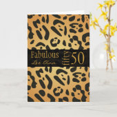 Gepersonaliseerde 50ste verjaardag Kaart voor Baby (Gele Bloem)