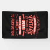 Gepersonaliseerde 50ste verjaardagscadeaus spandoek (Horizontaal)