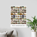 Gepersonaliseerde 56 fotocollage poster<br><div class="desc">Gepersonaliseerde 56 foto collage Poster</div>