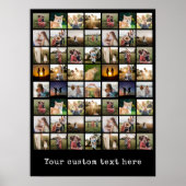 Gepersonaliseerde 56 fotocollage poster (Voorkant)