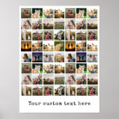 Gepersonaliseerde 56 fotocollage poster (Voorkant)