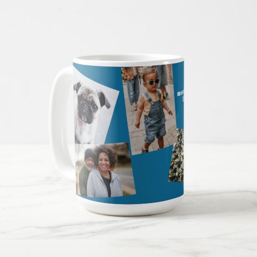 Gepersonaliseerde 5-foto Mok (Voorkant links)