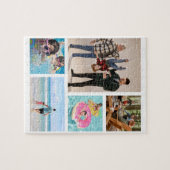 Gepersonaliseerde 5 foto's Galerij Collage Legpuzzel (Horizontaal)