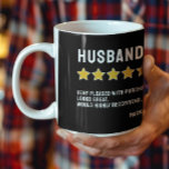 Gepersonaliseerde 5-sterren Review zou aanraden Koffiemok<br><div class="desc">Gepersonaliseerde hoog gewaardeerde 5-sterren review humor mok van Ricaso - voeg uw eigen tekst toe aan deze drinkplaats - u beslist wie vijf sterren verdient en wordt hoog gewaardeerd. Aandachttrekkende mok. Verhoog je ochtendbrouwsel met een gepersonaliseerde 5-sterrenreview-mok die je zeker aan het lachen maakt. Belangrijkste kenmerken / voordelen: · Pas...</div>