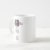 Gepersonaliseerde 60- en Fabulous 60th Birthday Gi Koffiemok (Voorkant links)