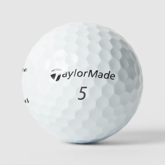 Gepersonaliseerde 60 & Fabulous Taylor Made Golfballen (Logo)
