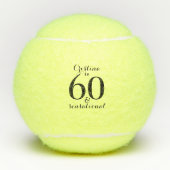 Gepersonaliseerde 60 & sensationele tennisballen (Voorkant)