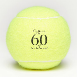 Gepersonaliseerde 60 & sensationele tennisballen