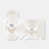 Gepersonaliseerde 60e bruiloft Jubileum Favors Box Bedankdoosjes (Uitgevouwen)