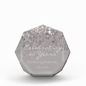 Gepersonaliseerde 60e Diamond Jubileum Keepsake Fotoblokken (Voorkant)