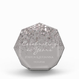 Gepersonaliseerde 60e Diamond Jubileum Keepsake Fotoblokken