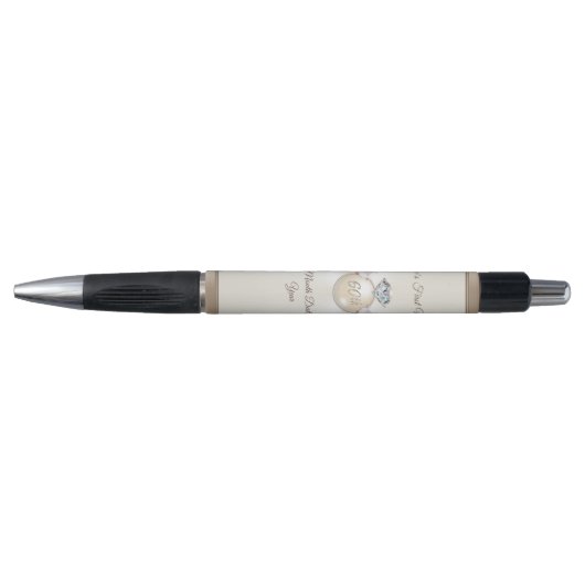 Gepersonaliseerde 60e Jubileum Pennen, Diamond Fav Pen (Voorkant)