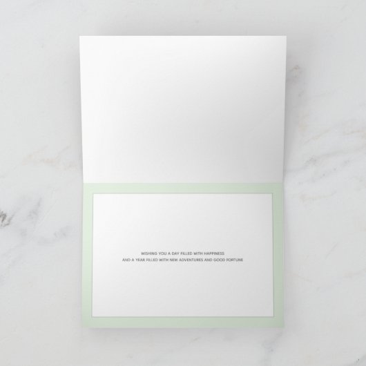 Gepersonaliseerde 60e Schilderachtig Birthday Kaar Kaart (Binnen)