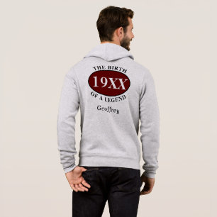 Gepersonaliseerde 60e verjaardag Geboorte van een  Hoodie