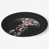 Gepersonaliseerde 60e verjaardag Luxe champagne Papieren Bordje (Gekanteld)