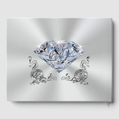 Gepersonaliseerde 60ste bruiloft Jubileum gastenbo Gastenboek (Achterkant)